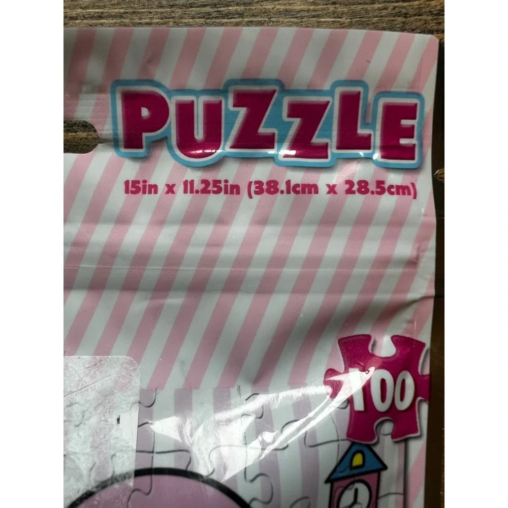 Hello Kitty Puzzle on the Go 100 Piece Jigsaw Sanrio Cardinal Games Travel Bag